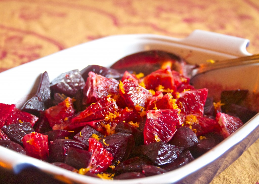 Roasted Beets with Blood Oranges