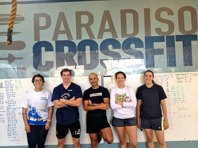 Members at our crossfit gym in santa monica