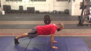 1 Inch Pushup with T-hold