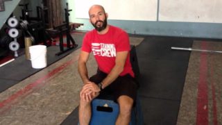 Hamstring Smash with Lacrosse Ball