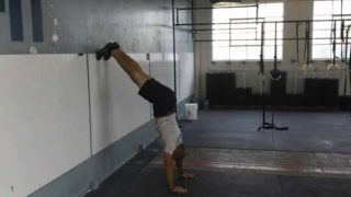 Handstand Learning Progression – Support on the Wall