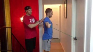 Shoulder Circles with Theraband