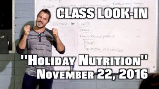 CLASS LOOK-IN – HOLIDAY NUTRITION