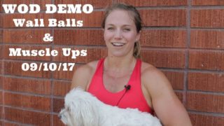 Wod Demo – Wall Balls and Muscle-ups