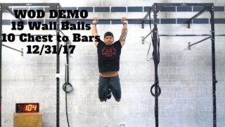 Wod Demo – Chest to Bar and Wall Balls (Open Prep)