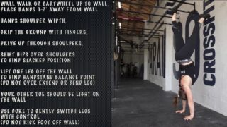 Wall Facing Handstand Floater – Paradiso Gymnastics