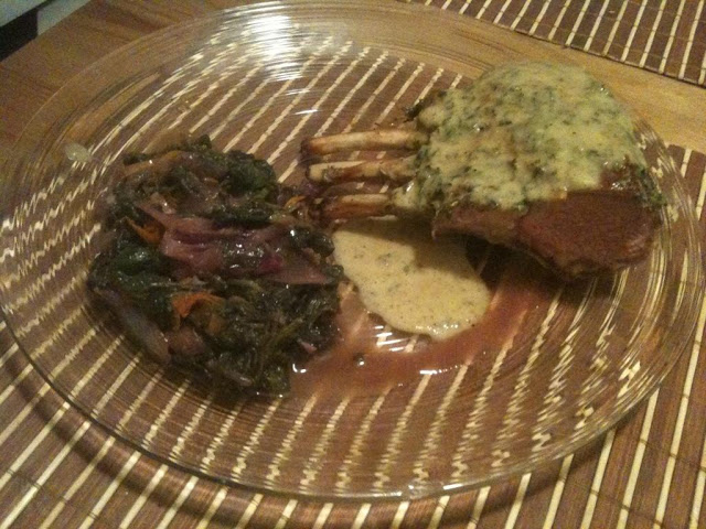 Lamb and Kale Dish