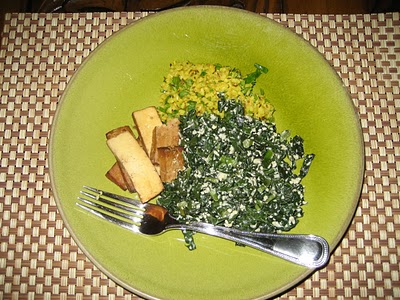 Kale Rice Tofu